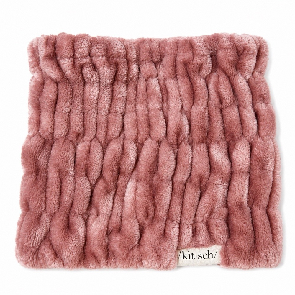 Kitsch Extra Wide Spa Headband Dusty Rose Super Soft Stretchy Self Care